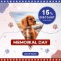Memorial Day Sale: Enjoy 15% Off on All Pet Supplies with Fr