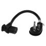 Low Profile Right Angle NEMA 5-15P to C13 Power Cord – Space