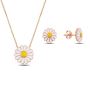 Buy Our Sterling Silver Daisy Necklace And Earrings Online