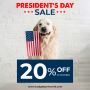 Presidents Day Savings! Shop all Pet Supplies at 20% Off