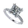 Princess Cut 6mm (1.50ct) Solitaire Engagement Ring 