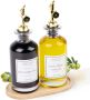 Olive oil and vinegar dispenser set