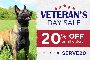 Exclusive Offer!! Veteran's Day Sale on Site|Petcaresupplies