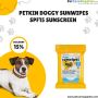 Purchase Petkin Doggy Sunwipes SPF15 Dog Sunscreen Online