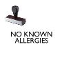 No Known Allergies Rubber Stamp | Medical Stamps