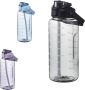 Insulated water bottle with straw