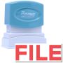 Red File Xstamper Stamp - Office Stamps