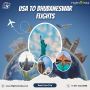 Book USA to Bhubaneswar Flights