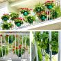 Balcony Flower Boxes For Railing | Plant Traps