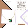 The Ishtar Trillion Emerald and Onyx Necklace