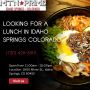 Looking for a Lunch in Idaho Springs Colorado