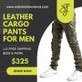 Leather Cargo Pants | Fast Shipping