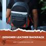 Luxury Designer Leather Backpack