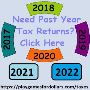 We Can File 2017-2022 Tax Returns 