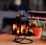 Retro Iron Moroccan Style Candlestick Lamp 579606