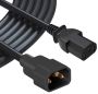  FEDUS IEC C13 to C14 Link Power Cable 250v Male to Female 