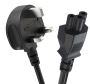 FEDUS Standard UK Laptop Power Cable With Fuse, 3 Pin 18AWG 