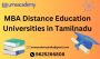 MBA Distance Education Universities in Tamilnadu