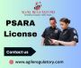 PSARA License for Security Agency online process documentati
