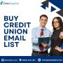 Boost Your Sales with Credit Union Email List