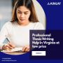 Professional Thesis Writing Help at low price
