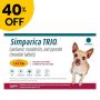 Flat 40% Off on Simparica Trio for Dogs