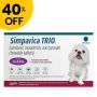 Buy Simparica TRIO for Dogs 5.6-11 lbs (Purple)