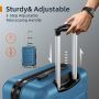 SHOWKOO Luggage Sets Expandable PC+ABS Durable Suitcase Sets