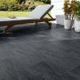 Black Porcelain Paving: For a timeless and elegant outdoor s