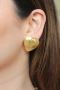 Prem Heart Shape Stud Earrings | Anana