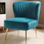 Buy Cleo Accent Chair in Teal Color - Apkainterior