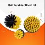 Drill Scrubber Brush Kit