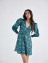 Forest Fern June Dress | Printed Mini Dress - Kheer Ganga