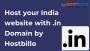 Host your India website with .in Domain by Hostbillo