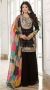 Shop Black Embroidered Sharara Set For This Eid Festival