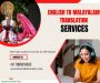 English to Malayalam Translation Service Providers in India