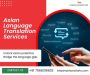 Asian Language Translation Services in Mumbai, India 