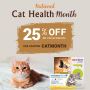 Get a Flat 25% Off This Cat Health Month at Budgetvetcare!