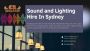 Event Lighting Australia in Sydney by CR Lighting