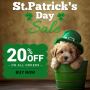 📣Hurry up! Save up to 20% off on this St.Patrick's Day Sale
