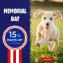 Memorial Day Sale: Save 15% on Pet Supplies