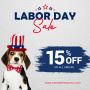 Huury! Labor Day Sale - 15% Off All Pet Supplies!