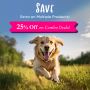 25% off on Flea and Tick, Heartworm, and Other Treatments wi