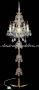 Bohemian Crystal Chandelier Floor Lamps For Sale