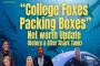 College Foxes Packing Boxes