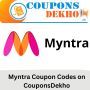 Unlock Fashion Savings Myntra Coupon Codes on CouponsDekho