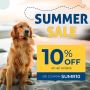 Summer Sale - Save 10% on all Pet Supplies