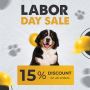 Labor Day Deals- Save 15% Off on all Pet Supplies