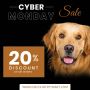 Cyber Monday Deals - Flat 20% Off on all Pet Supplies