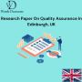 Research Paper On Quality Assurance In Edinburgh, UK